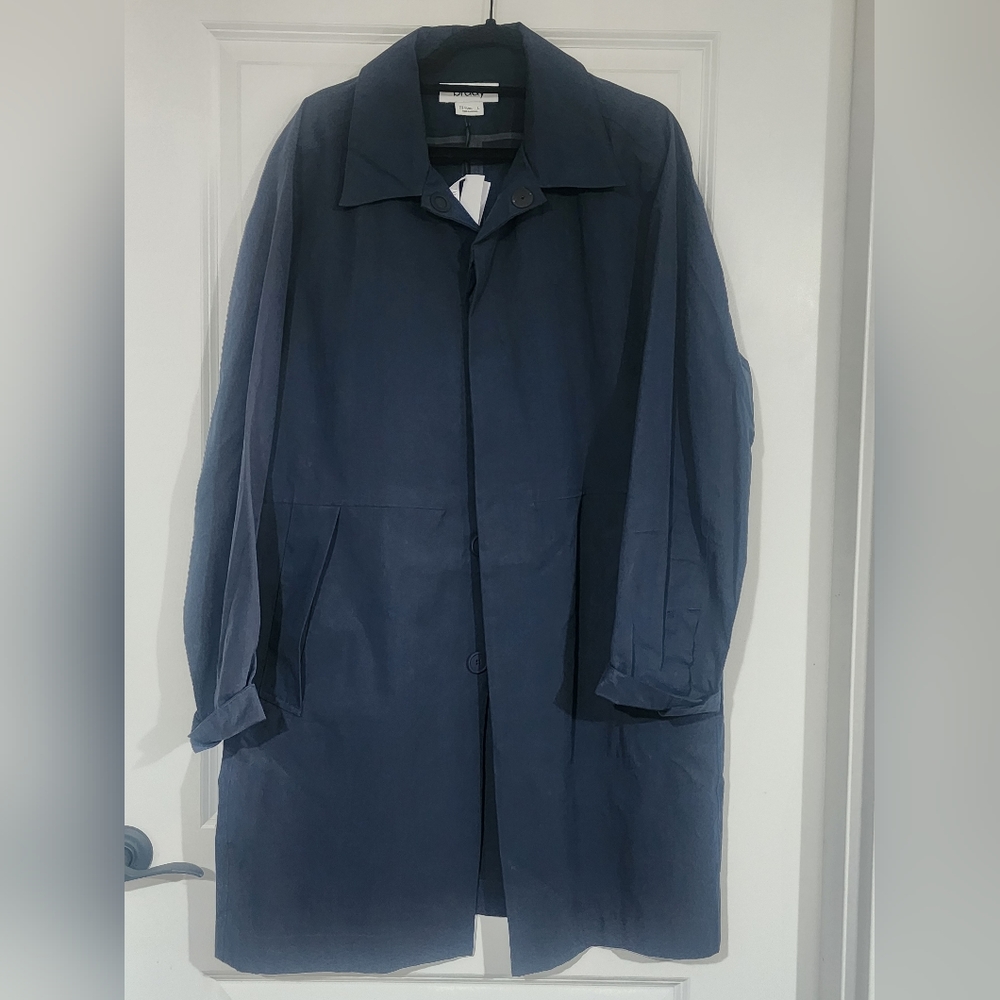Men's Brady Tunnel Trench Coat in Dark Sapphire (Navy). Large, NEW w/ tags.